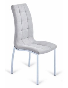 Silla de diseño Exel, tela, cromado