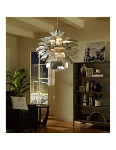 Lâmpada de design pendente 70cm | Inspirada em Poul Henningsen 2