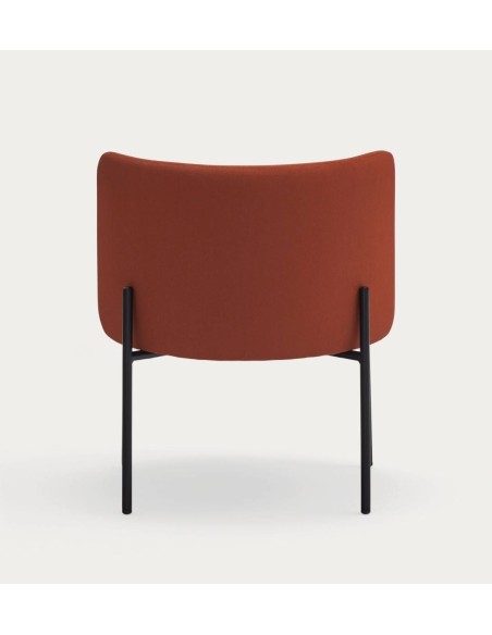 Poltrona de design Mogi, tecido, metal