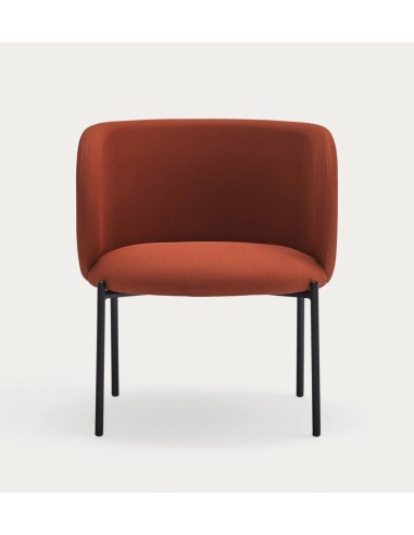 Poltrona de design Mogi, tecido, metal