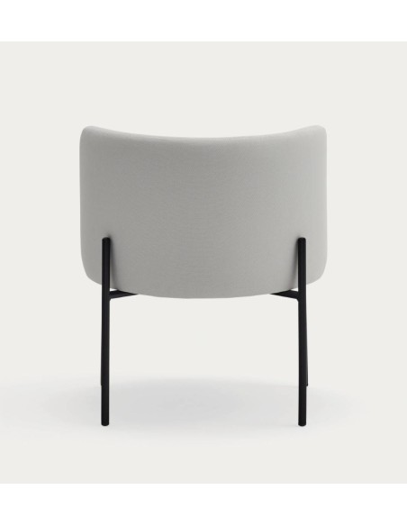 Poltrona de design Mogi, tecido, metal