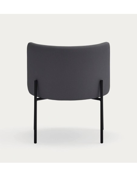 Poltrona de design Mogi, tecido, metal