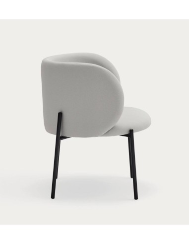 Poltrona de design Mogi, tecido, metal