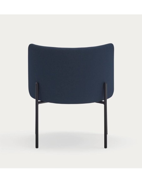 Poltrona de design Mogi, tecido, metal