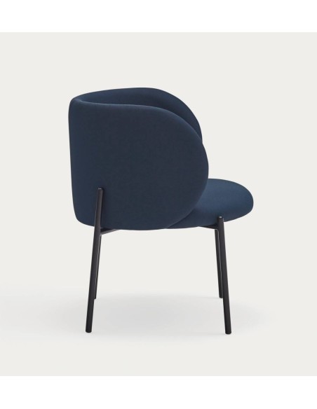 Poltrona de design Mogi, tecido, metal