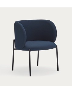 Butaca de diseño Mogi, tejido, metal 2