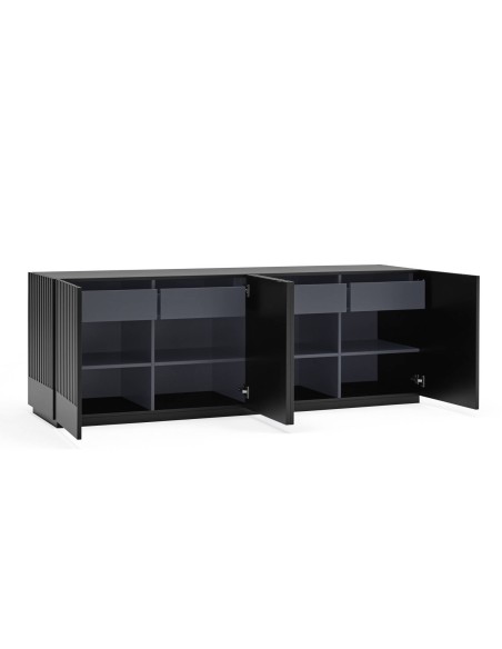 Teulat aparador Doric 198x48, negro