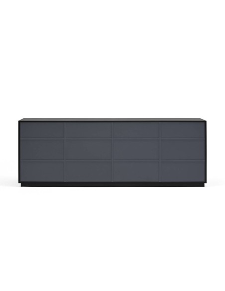 Teulat aparador Doric 198x48, negro