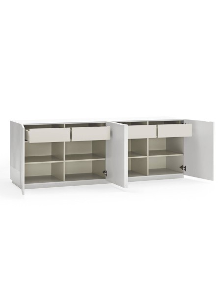 Teulat aparador Doric 198x48, blanco Teulat aparador Doric 198x48, blanco