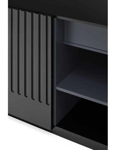 Teulat aparador Doric 148x48, negro Teulat aparador Doric 148x48, negro
