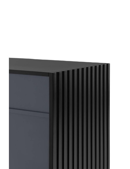 Teulat móvel auxiliar DORIC 90x120, preto