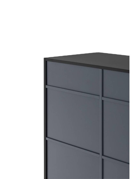 Teulat mueble auxiliar DORIC 90x120, negro Teulat mueble auxiliar DORIC 90x120, negro