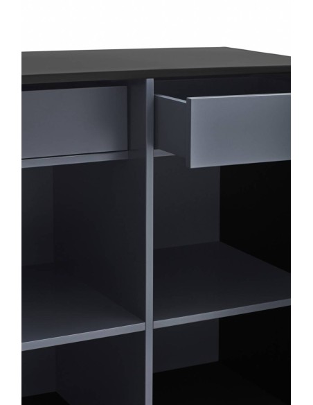 Teulat mueble auxiliar DORIC 90x120, negro Teulat mueble auxiliar DORIC 90x120, negro