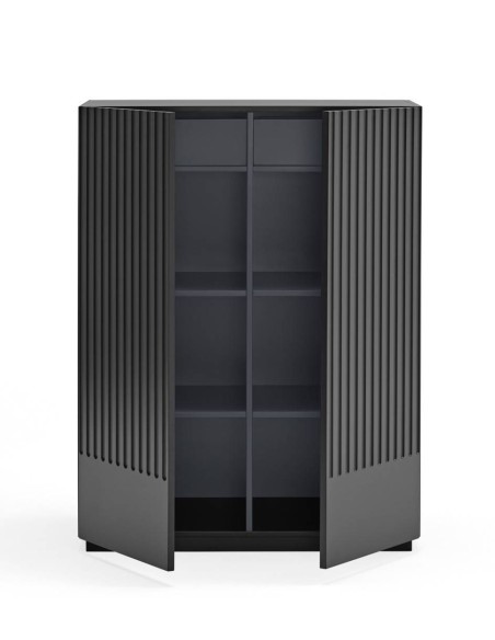 Teulat mueble auxiliar DORIC 90x120, negro Teulat mueble auxiliar DORIC 90x120, negro