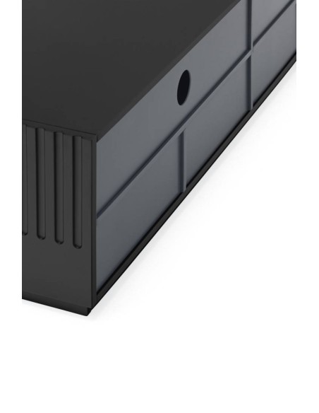 Teulat móvel TV DORIC 182X48, preto