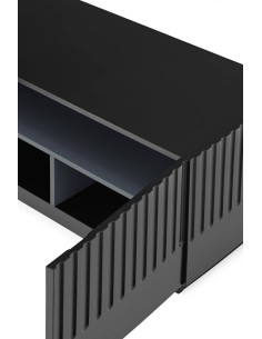 Teulat Mueble TV DORIC 182x48, negro 2