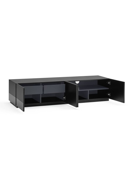 Teulat Mueble TV DORIC 182x48, negro Teulat Mueble TV DORIC 182x48, negro