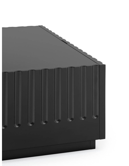 TEULAT mesa de café DORIC 110X60 com gavetas, preto