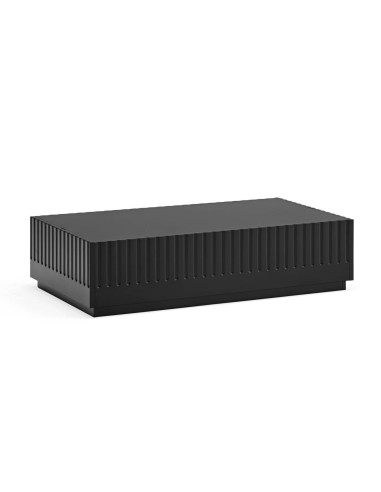 TEULAT mesa de café DORIC 110X60 com gavetas, preto