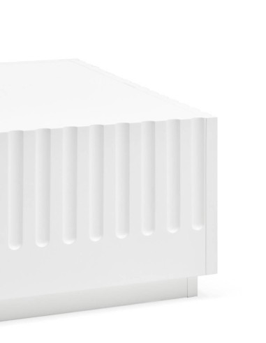 TEULAT mesa de café DORIC 110X60 com Gavetas, Branco