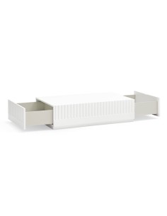 Teulat Mesa centro DORIC 110x60 con cajones, blanco 2