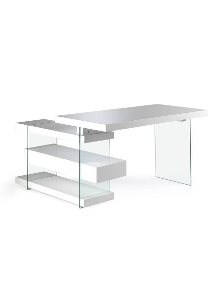 Mesa RUMBLE 140X65 (127) branco, vidro Mesa RUMBLE 140X65 (127) branco, vidro