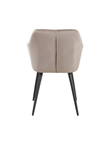 Sillón ROLAN, metal, tapizado velvet .