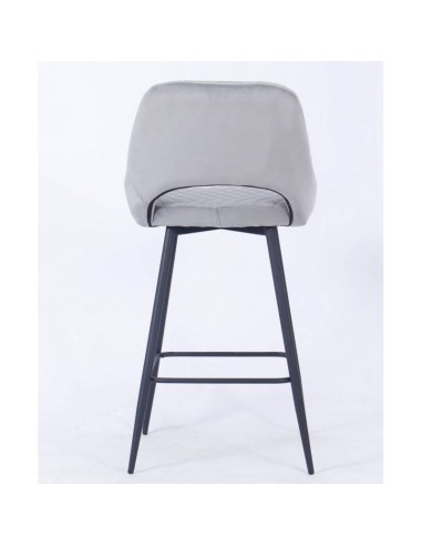Tamborete HORIO, metal, estofado velvet.