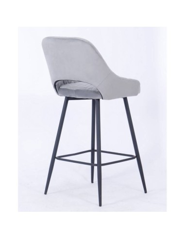 Tamborete HORIO, metal, estofado velvet.