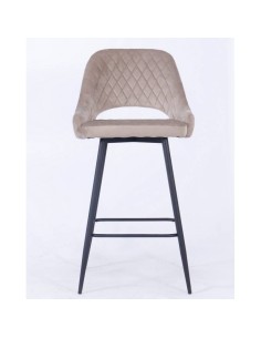 Taburete HORIO, metal, tapizado velvet. 2