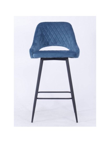 Taburete HORIO, metal, tapizado velvet.