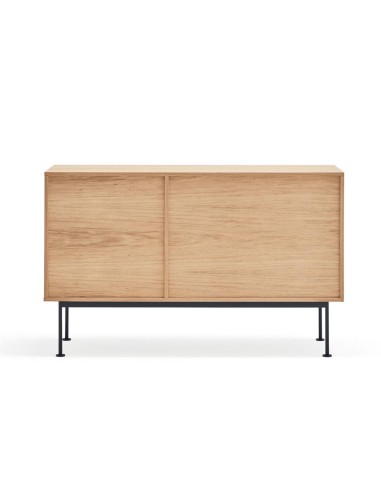 Teulat APARADOR minimalista YOKO 128x45, GRIS, ROBLE