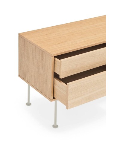 Teulat MUEBLE TV YOKO 180x40, CREMA, ROBLE