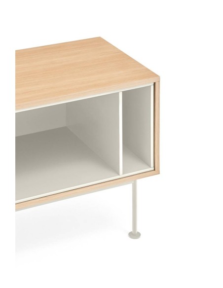 Teulat MUEBLE TV YOKO 180x40, CREMA, ROBLE