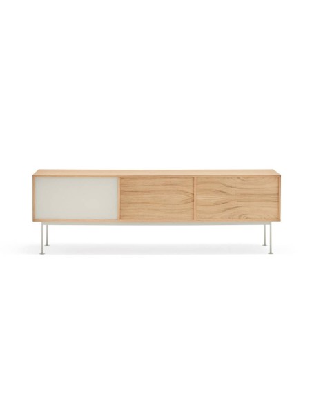 Teulat MUEBLE TV YOKO 180x40, CREMA, ROBLE