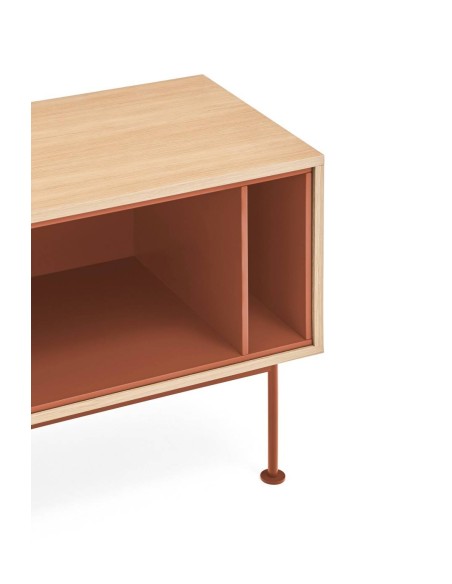Teulat MUEBLE TV YOKO 180x40, TEJA, ROBLE