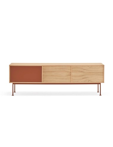 Teulat MUEBLE TV YOKO 180x40, TEJA, ROBLE