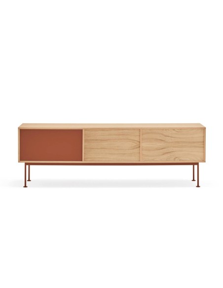 Teulat MUEBLE TV YOKO 180x40, TEJA, ROBLE