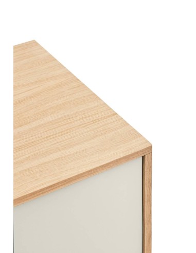 Teulat APARADOR minimalista YOKO 180x45, CREMA, ROBLE