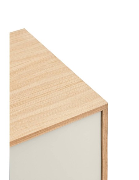 Teulat APARADOR minimalista YOKO 180x45, CREMA, ROBLE