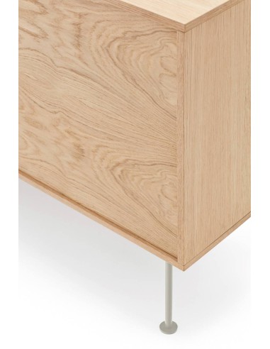 Teulat APARADOR minimalista YOKO 180x45, CREMA, ROBLE