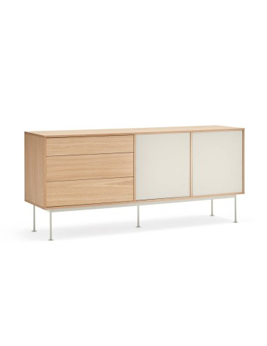 TEULAT cômoda minimalista YOKO 180X45, creme, Carvalho