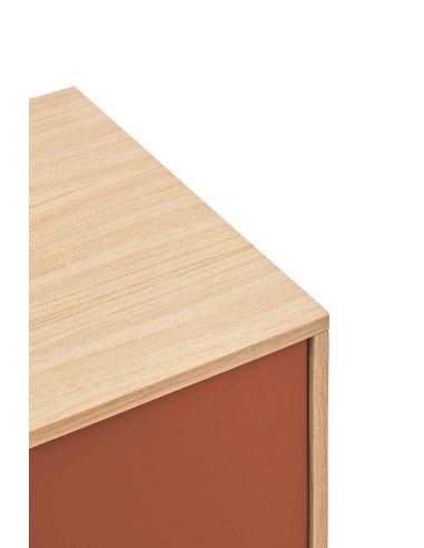 Teulat APARADOR minimalista YOKO 180x45, TEJA, ROBLE