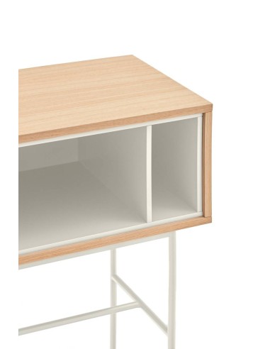 Teulat console recebedor minimalista YOKO 120x35, creme, Carvalho