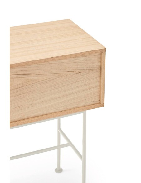 Teulat console recebedor minimalista YOKO 120x35, creme, Carvalho