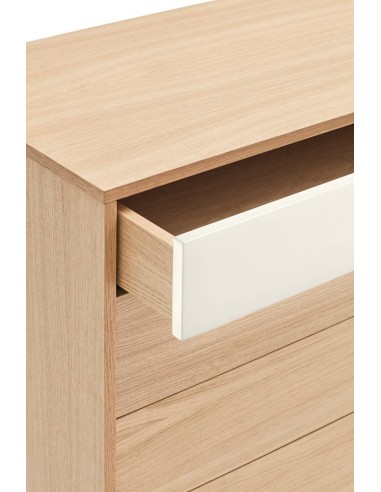 Teulat confortável minimalista YOKO 90x45, creme, Carvalho