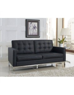 Sofá 2plazas design contemporâneo, inspirado por Florence Knoll