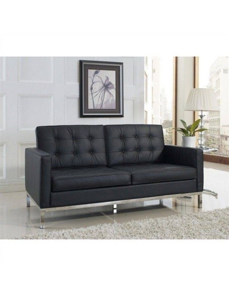 Sofá 2plazas design contemporâneo, inspirado por Florence Knoll