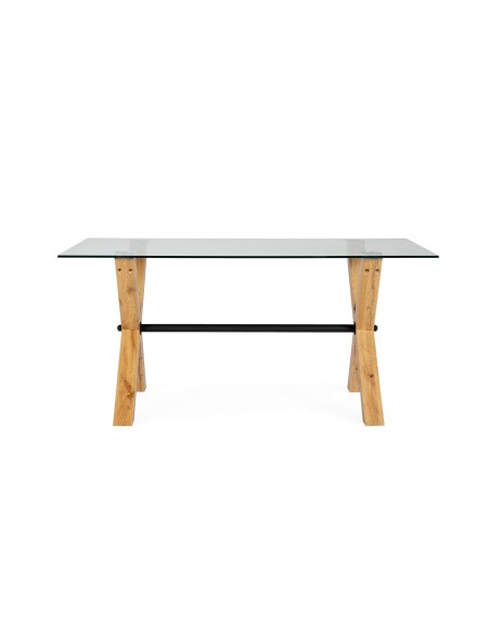 MESA DE DESIGN RÚSTICO SELENA, 160 X 90CM. MESA DE DESIGN RÚSTICO SELENA, 160 X 90CM.