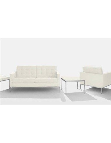 Sofá 2plazas design contemporâneo, inspirado por Florence Knoll